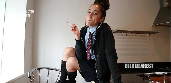  School Girl Smoking SPH  - Ella Dearest